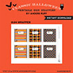 Classic Halloween Design Kit - Printable Gum Pack Wrappers - Instant Download
